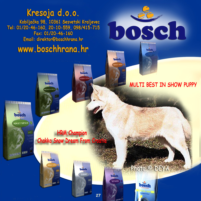 BOSCH / SNOW DREAM FROM CROATIA S.Huskies 