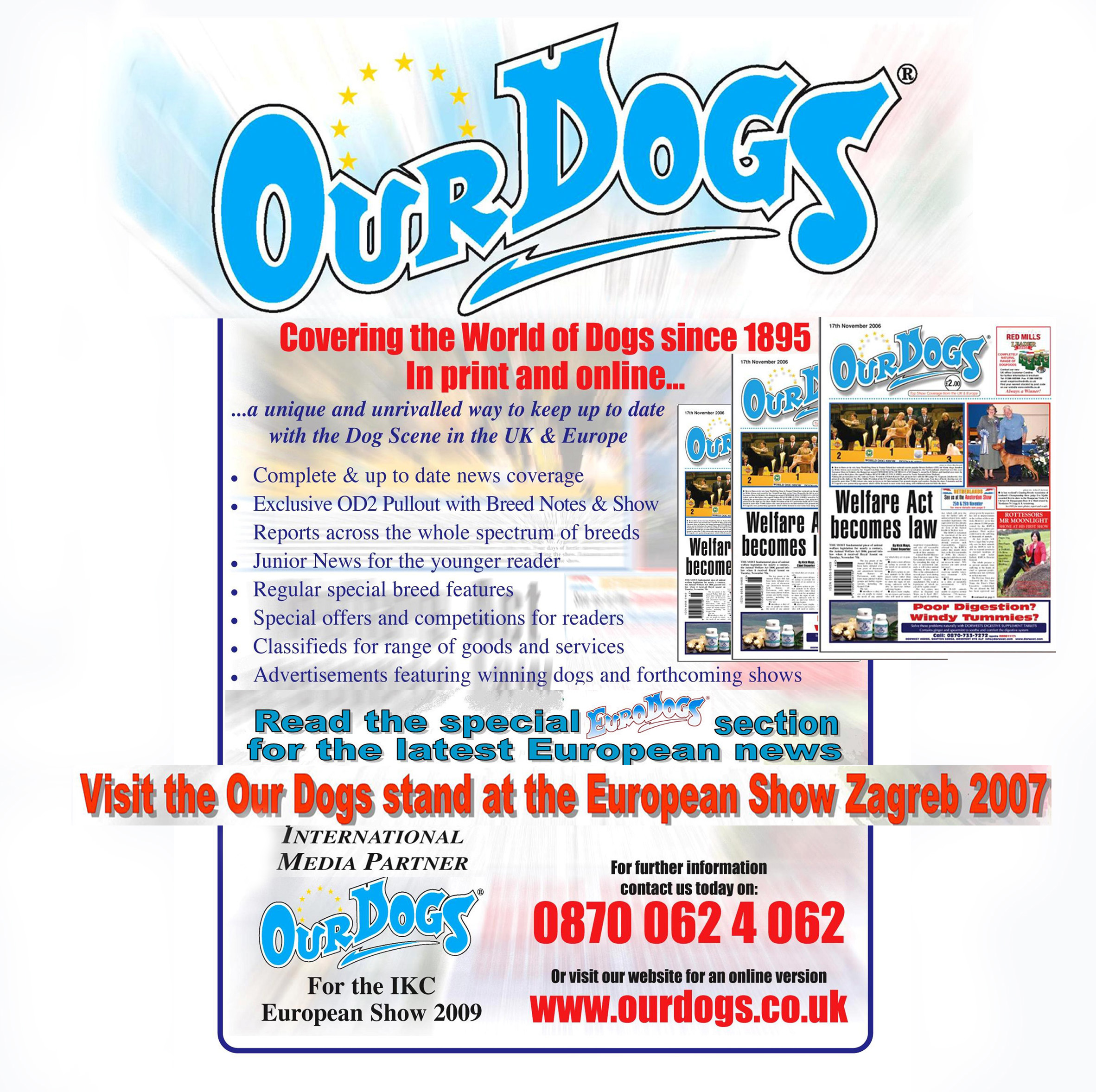 OUR DOGS NEWSPAPERS
